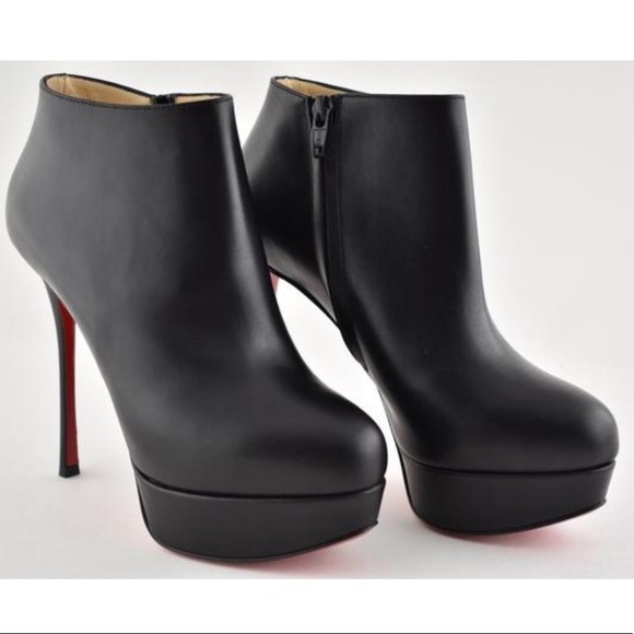 Christian Louboutin Dirdibootie Black Leather - Picture 4 of 11